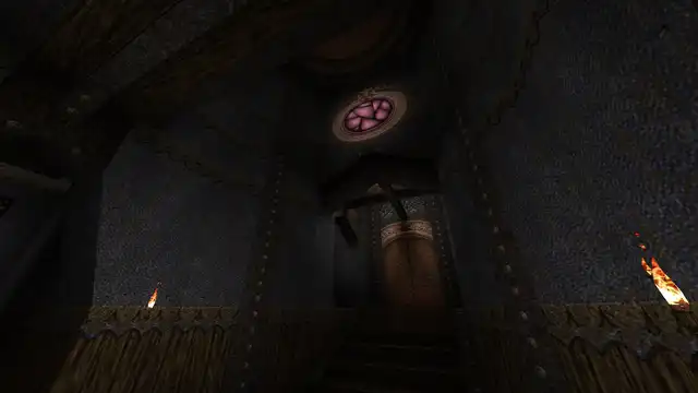 Screenshot of Quake map 'Cerulean Tears'