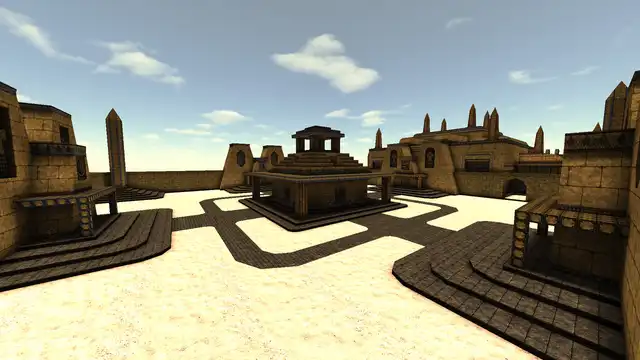 Screenshot of Quake map 'High Noon In Akhetaten'