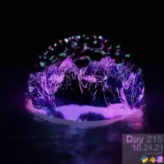 A barrier so thin it looks like stars