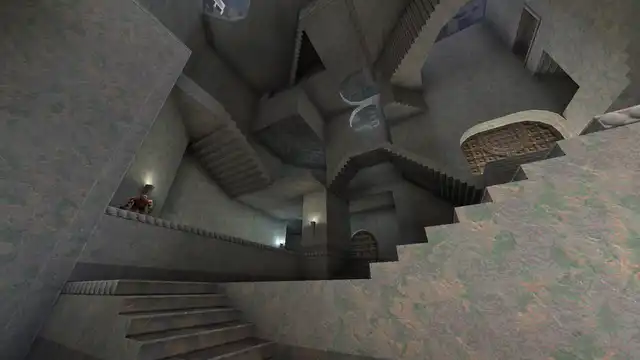 Screenshot of Quake map 'The Trickster's Domain'